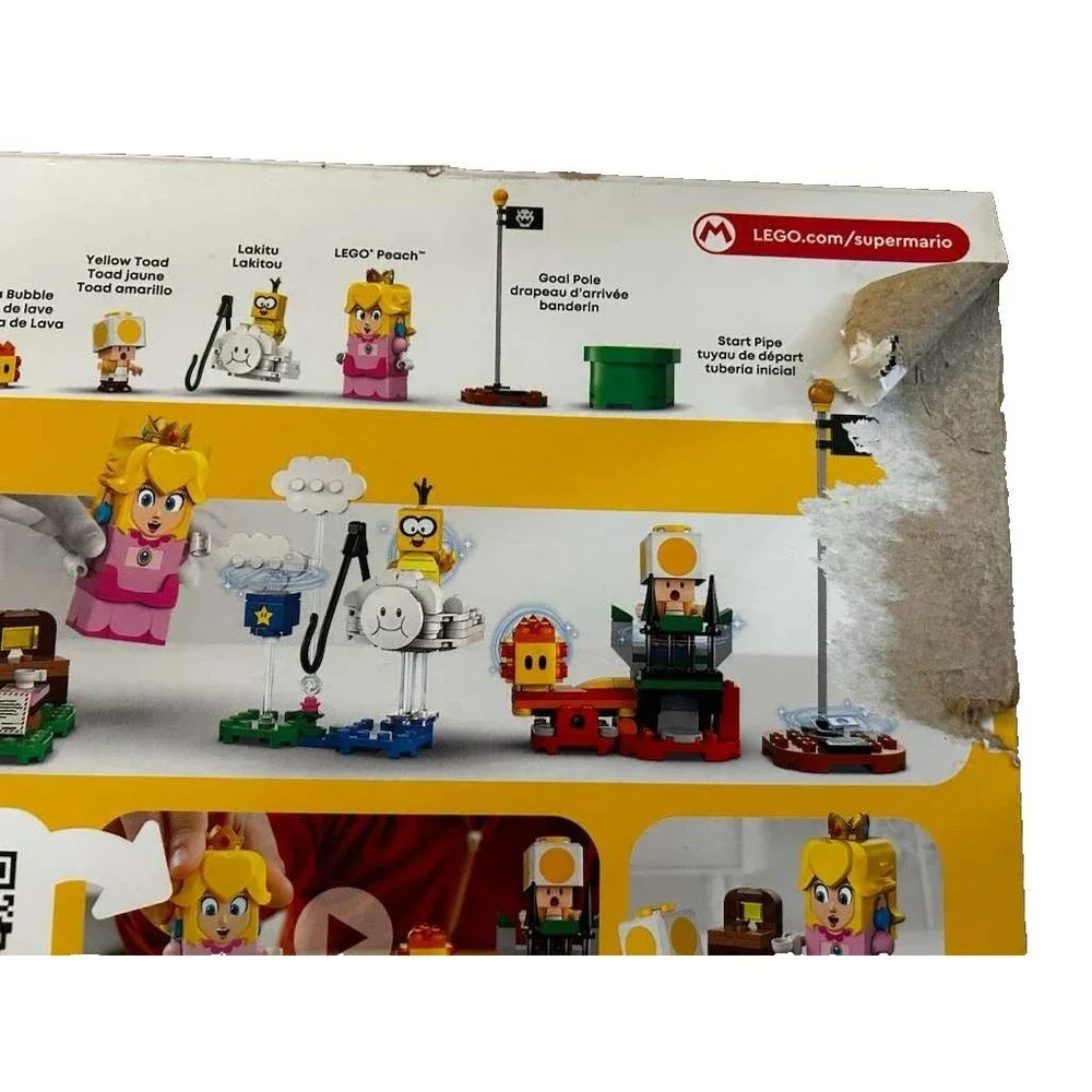 New Lego 71441 Super Mario adventures with interactive Lego Peach Building Toy